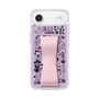 スリムプロテクションケース - STAND & RING RIBBON Sakura Pink［ 内藤ルネ - RUNE Girl Retro & Modern - Purple ］