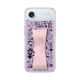 スリムプロテクションケース - STAND & RING RIBBON Sakura Pink［ 内藤ルネ - RUNE Girl Retro & Modern - Purple ］