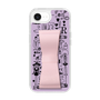スリムプロテクションケース - STAND & RING RIBBON Sakura Pink［ 内藤ルネ - RUNE Girl Retro & Modern - Purple ］