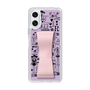 スリムプロテクションケース - STAND & RING RIBBON Sakura Pink［ 内藤ルネ - RUNE Girl Retro & Modern - Purple ］