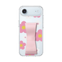 スリムプロテクションケース - STAND & RING RIBBON Sakura Pink［ 内藤ルネ - RUNE Flower - Pink ］