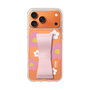 スリムプロテクションケース - STAND & RING RIBBON Sakura Pink［ 内藤ルネ - RUNE Flower - Pink ］