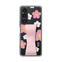 スリムプロテクションケース - STAND & RING RIBBON Sakura Pink［ 内藤ルネ - RUNE Flower - Pink ］