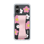 スリムプロテクションケース - STAND & RING RIBBON Sakura Pink［ 内藤ルネ - RUNE Flower - Pink ］