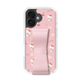 スリムプロテクションケース - STAND & RING RIBBON Sakura Pink［ ハローキティ - リボン - ガーリーフラワー ］