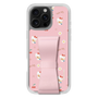 スリムプロテクションケース - STAND & RING RIBBON Sakura Pink［ ハローキティ - リボン - ガーリーフラワー ］