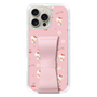 スリムプロテクションケース - STAND & RING RIBBON Sakura Pink［ ハローキティ - リボン - ガーリーフラワー ］
