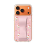 スリムプロテクションケース - STAND & RING RIBBON Sakura Pink［ ハローキティ - リボン - ガーリーフラワー ］