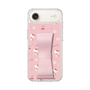 スリムプロテクションケース - STAND & RING RIBBON Sakura Pink［ ハローキティ - リボン - ガーリーフラワー ］