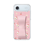 スリムプロテクションケース - STAND & RING RIBBON Sakura Pink［ ハローキティ - リボン - ガーリーフラワー ］