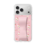 スリムプロテクションケース - STAND & RING RIBBON Sakura Pink［ ハローキティ - リボン - ガーリーフラワー ］