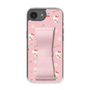 スリムプロテクションケース - STAND & RING RIBBON Sakura Pink［ ハローキティ - リボン - ガーリーフラワー ］