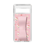 スリムプロテクションケース - STAND & RING RIBBON Sakura Pink［ ハローキティ - リボン - ガーリーフラワー ］