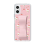スリムプロテクションケース - STAND & RING RIBBON Sakura Pink［ ハローキティ - リボン - ガーリーフラワー ］