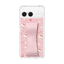 スリムプロテクションケース - STAND & RING RIBBON Sakura Pink［ ハローキティ - リボン - ガーリーフラワー ］