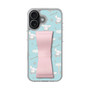 スリムプロテクションケース - STAND & RING RIBBON Sakura Pink［ シナモロール - リボン - ガーリーフラワー ］