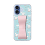 スリムプロテクションケース - STAND & RING RIBBON Sakura Pink［ シナモロール - リボン - ガーリーフラワー ］