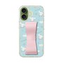 スリムプロテクションケース - STAND & RING RIBBON Sakura Pink［ シナモロール - リボン - ガーリーフラワー ］