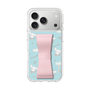 スリムプロテクションケース - STAND & RING RIBBON Sakura Pink［ シナモロール - リボン - ガーリーフラワー ］