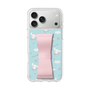 スリムプロテクションケース - STAND & RING RIBBON Sakura Pink［ シナモロール - リボン - ガーリーフラワー ］