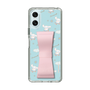 スリムプロテクションケース - STAND & RING RIBBON Sakura Pink［ シナモロール - リボン - ガーリーフラワー ］