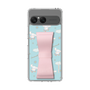 スリムプロテクションケース - STAND & RING RIBBON Sakura Pink［ シナモロール - リボン - ガーリーフラワー ］