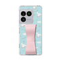 スリムプロテクションケース - STAND & RING RIBBON Sakura Pink［ シナモロール - リボン - ガーリーフラワー ］