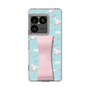 スリムプロテクションケース - STAND & RING RIBBON Sakura Pink［ シナモロール - リボン - ガーリーフラワー ］