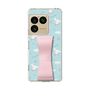 スリムプロテクションケース - STAND & RING RIBBON Sakura Pink［ シナモロール - リボン - ガーリーフラワー ］