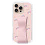 スリムプロテクションケース - STAND & RING RIBBON Sakura Pink［ マイメロディ - リボン - ガーリーフラワー ］