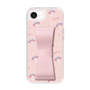 スリムプロテクションケース - STAND & RING RIBBON Sakura Pink［ マイメロディ - リボン - ガーリーフラワー ］