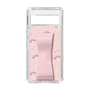スリムプロテクションケース - STAND & RING RIBBON Sakura Pink［ マイメロディ - リボン - ガーリーフラワー ］