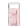 スリムプロテクションケース - STAND & RING RIBBON Sakura Pink［ マイメロディ - リボン - ガーリーフラワー ］