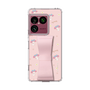 スリムプロテクションケース - STAND & RING RIBBON Sakura Pink［ マイメロディ - リボン - ガーリーフラワー ］