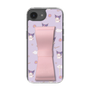 スリムプロテクションケース - STAND & RING RIBBON Sakura Pink［ クロミ - リボン - ガーリーフラワー ］