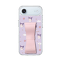 スリムプロテクションケース - STAND & RING RIBBON Sakura Pink［ クロミ - リボン - ガーリーフラワー ］