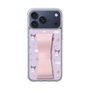 スリムプロテクションケース - STAND & RING RIBBON Sakura Pink［ クロミ - リボン - ガーリーフラワー ］