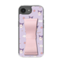 スリムプロテクションケース - STAND & RING RIBBON Sakura Pink［ クロミ - リボン - ガーリーフラワー ］
