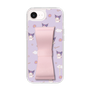 スリムプロテクションケース - STAND & RING RIBBON Sakura Pink［ クロミ - リボン - ガーリーフラワー ］