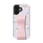 スリムプロテクションケース - STAND & RING RIBBON Sakura Pink［ リトルツインスターズ - リボン - ガーリーフラワー ］