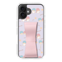 スリムプロテクションケース - STAND & RING RIBBON Sakura Pink［ リトルツインスターズ - リボン - ガーリーフラワー ］