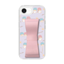 スリムプロテクションケース - STAND & RING RIBBON Sakura Pink［ リトルツインスターズ - リボン - ガーリーフラワー ］