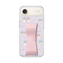 スリムプロテクションケース - STAND & RING RIBBON Sakura Pink［ リトルツインスターズ - リボン - ガーリーフラワー ］