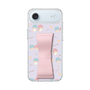スリムプロテクションケース - STAND & RING RIBBON Sakura Pink［ リトルツインスターズ - リボン - ガーリーフラワー ］