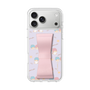 スリムプロテクションケース - STAND & RING RIBBON Sakura Pink［ リトルツインスターズ - リボン - ガーリーフラワー ］
