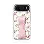 スリムプロテクションケース - STAND & RING RIBBON Sakura Pink［ ハローキティ - リボン - 素敵な毎日 ］