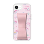 スリムプロテクションケース - STAND & RING RIBBON Sakura Pink［ マイメロディ - リボン - カフェ ］