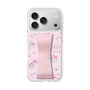 スリムプロテクションケース - STAND & RING RIBBON Sakura Pink［ マイメロディ - リボン - カフェ ］