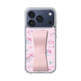 スリムプロテクションケース - STAND & RING RIBBON Sakura Pink［ マイメロディ - リボン - カフェ ］