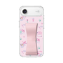 スリムプロテクションケース - STAND & RING RIBBON Sakura Pink［ マイメロディ - リボン - カフェ ］